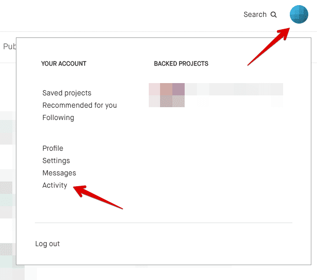 Kickstarter の backer number を確認する方法 ごみばこいん